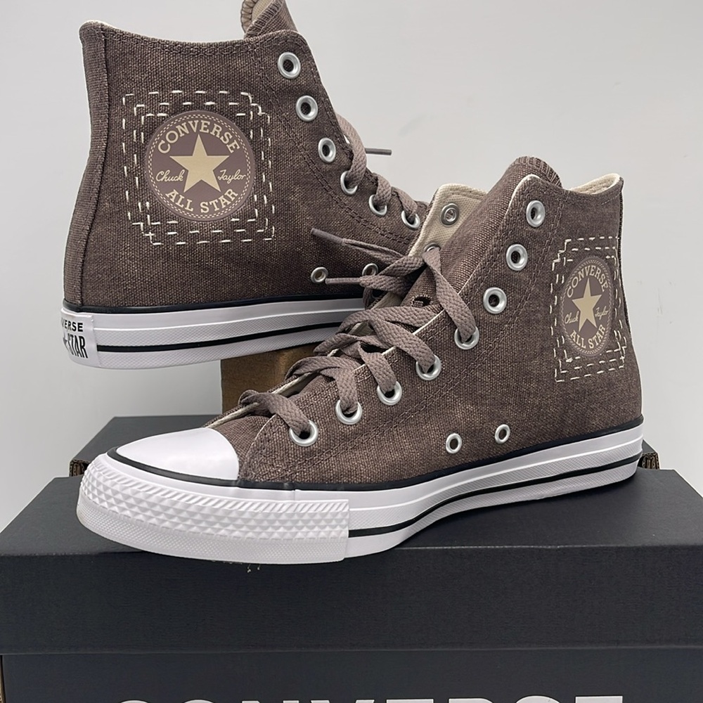 Converse WMNS All Star High-Top Sneakers Brown A08576F
CTAS HÌ
PURE PUMICE/PURE - Picture 9 of 16
